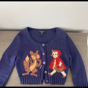 Betsey Johnson Cropped knit sweater